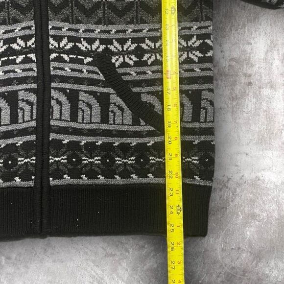 Supreme x The North Face Wool Fair Isle Full Zip Up Hooded Sweater FW22 Medium - Picture 9 of 11